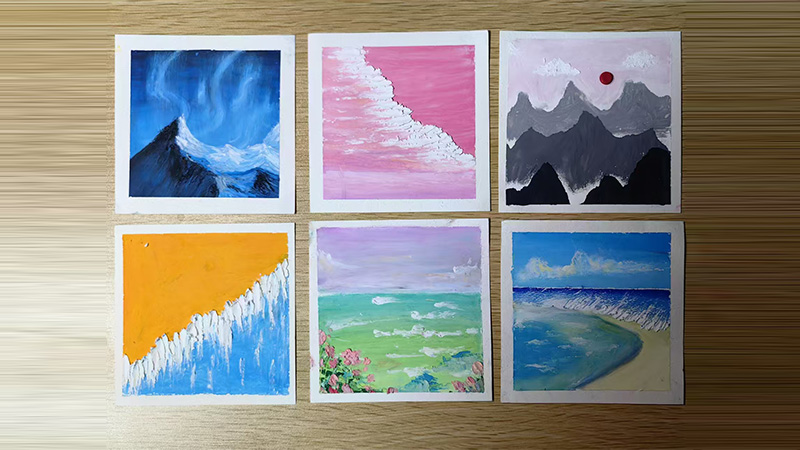 油畫棒社作品展示